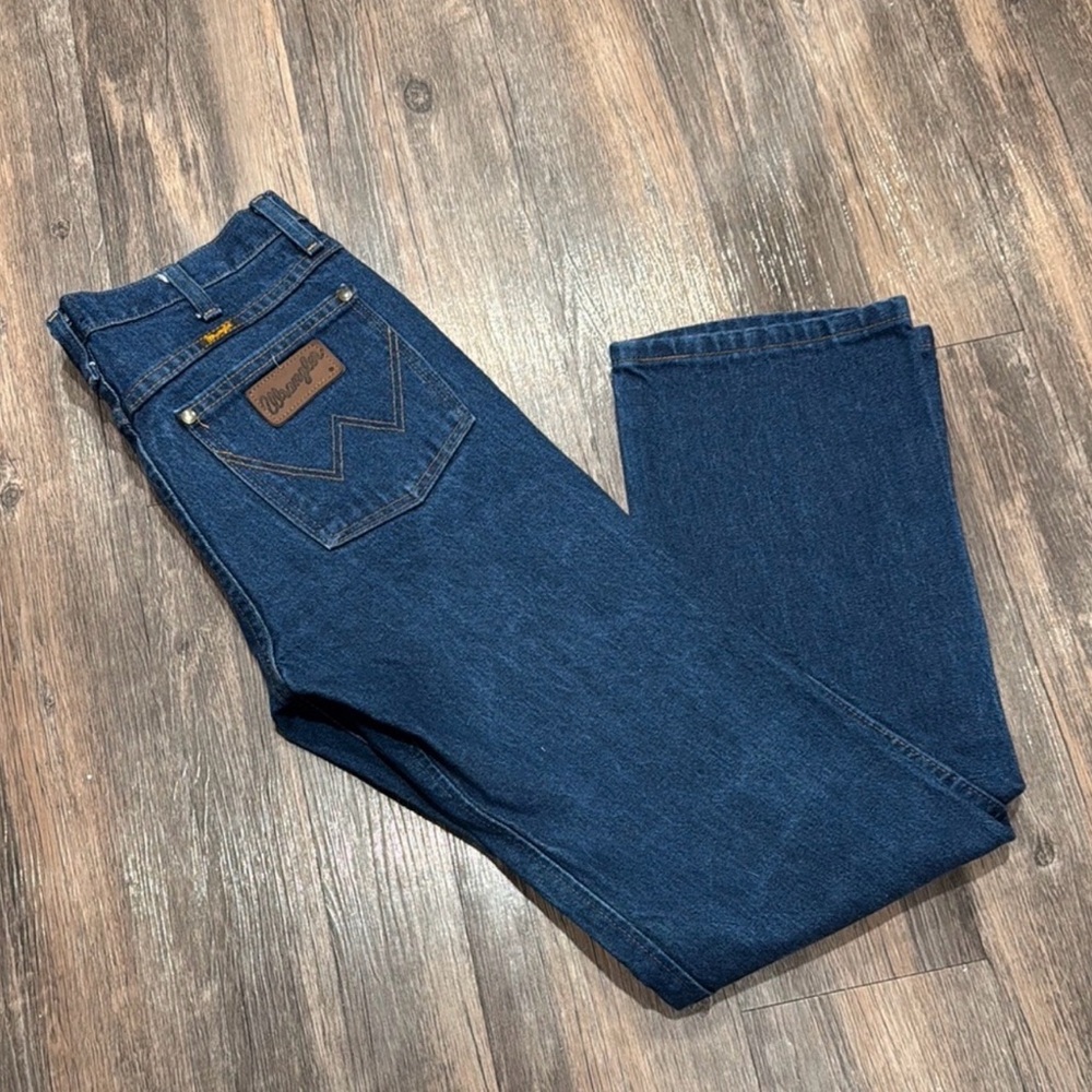 Wrangler Slim Fit Dark Wash Jeans 36x32